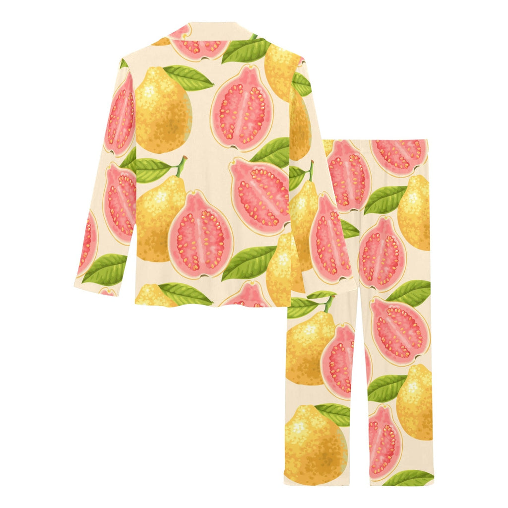 Beautiful guava pattern Women's Long Pajama Set